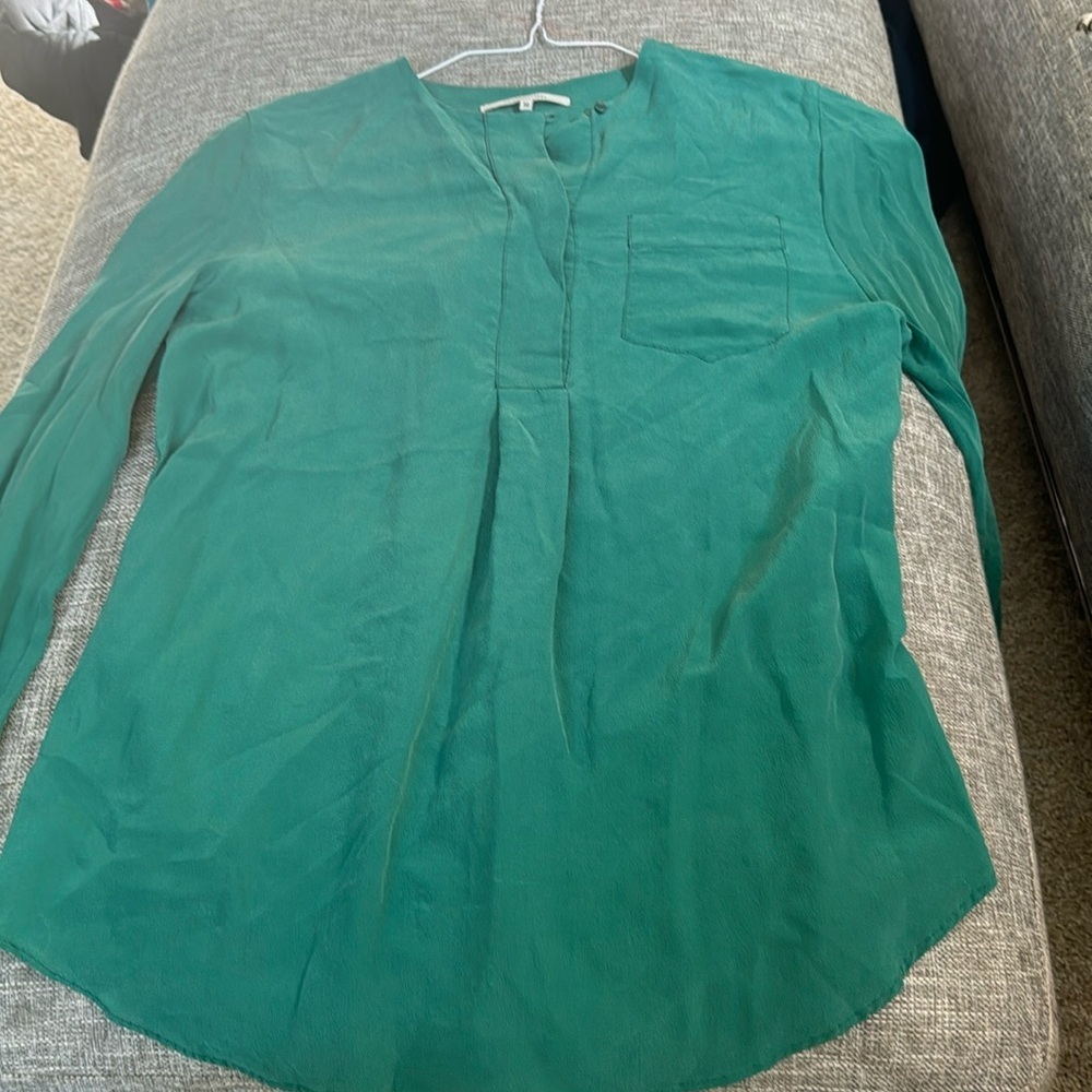Gerard Darrel Gathered satin blouse